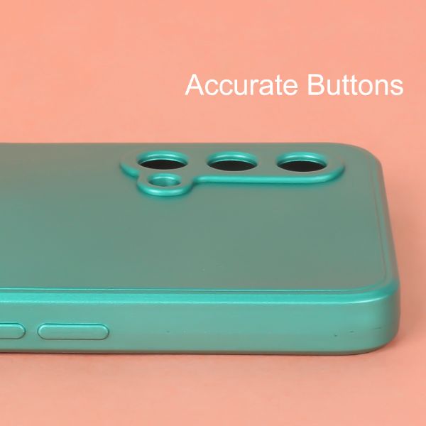 Dark Green Metallic Finish Silicone Case for Oneplus Nord CE