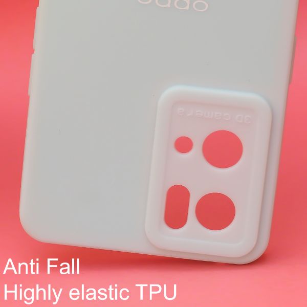 Light Blue Spazy Silicone Case for Oppo Reno 7 5g