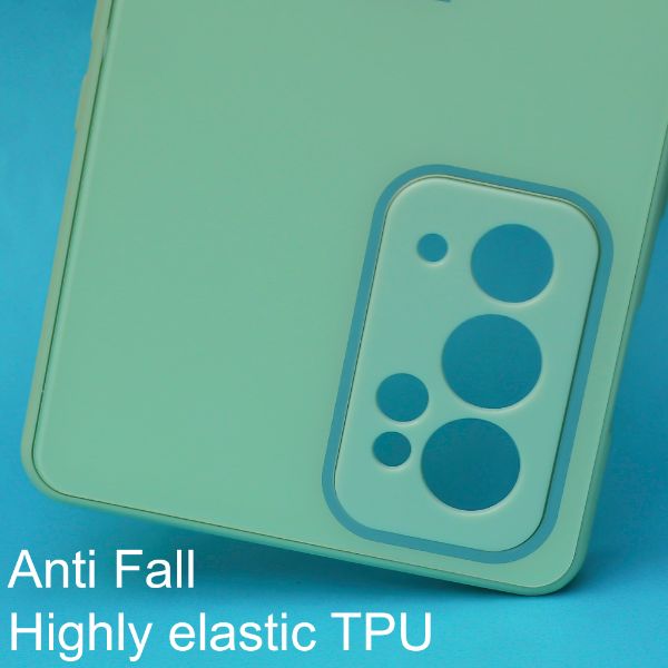 Light Green camera Safe mirror case for Oneplus 9RT