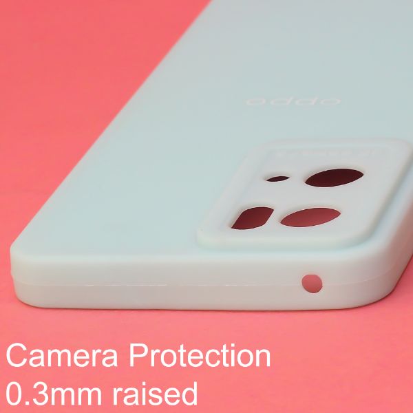 Light Blue Spazy Silicone Case for Oppo Reno 7 5g