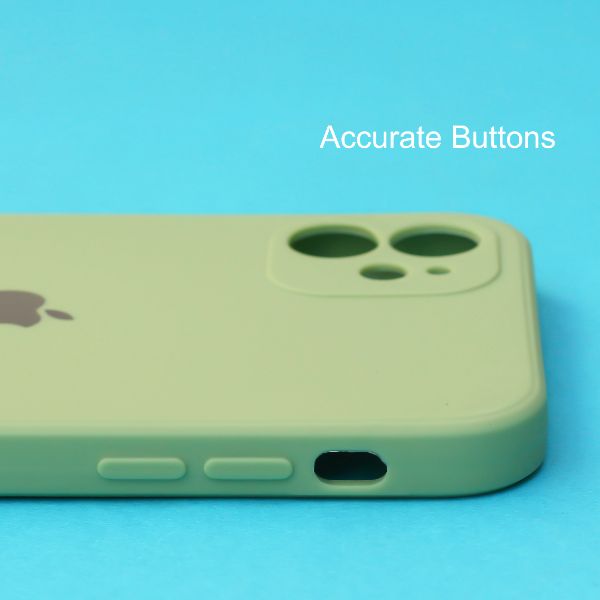 Light Green Candy Silicone Case for Apple Iphone 12 mini