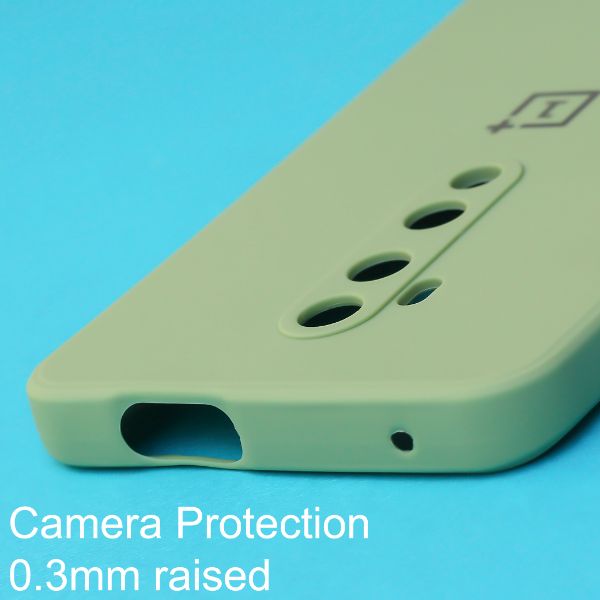Light Green Candy Silicone Case for Oneplus 7 pro