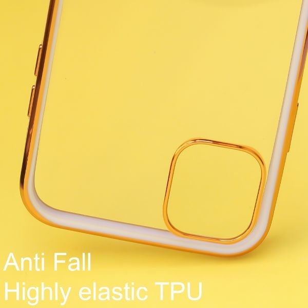 Purple Electroplated Transparent Case for Apple iphone 13 mini