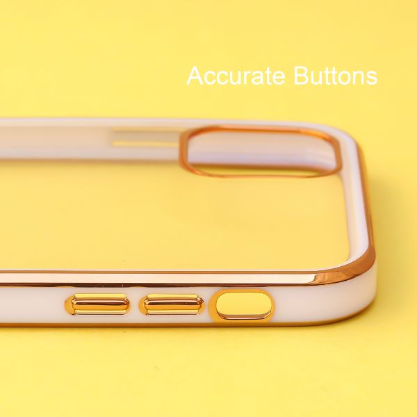 Purple Electroplated Transparent Case for Apple iphone 12 Pro Max