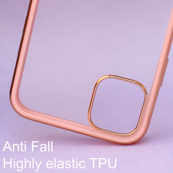 Rose Gold Electroplated Transparent Case for Apple iphone 11