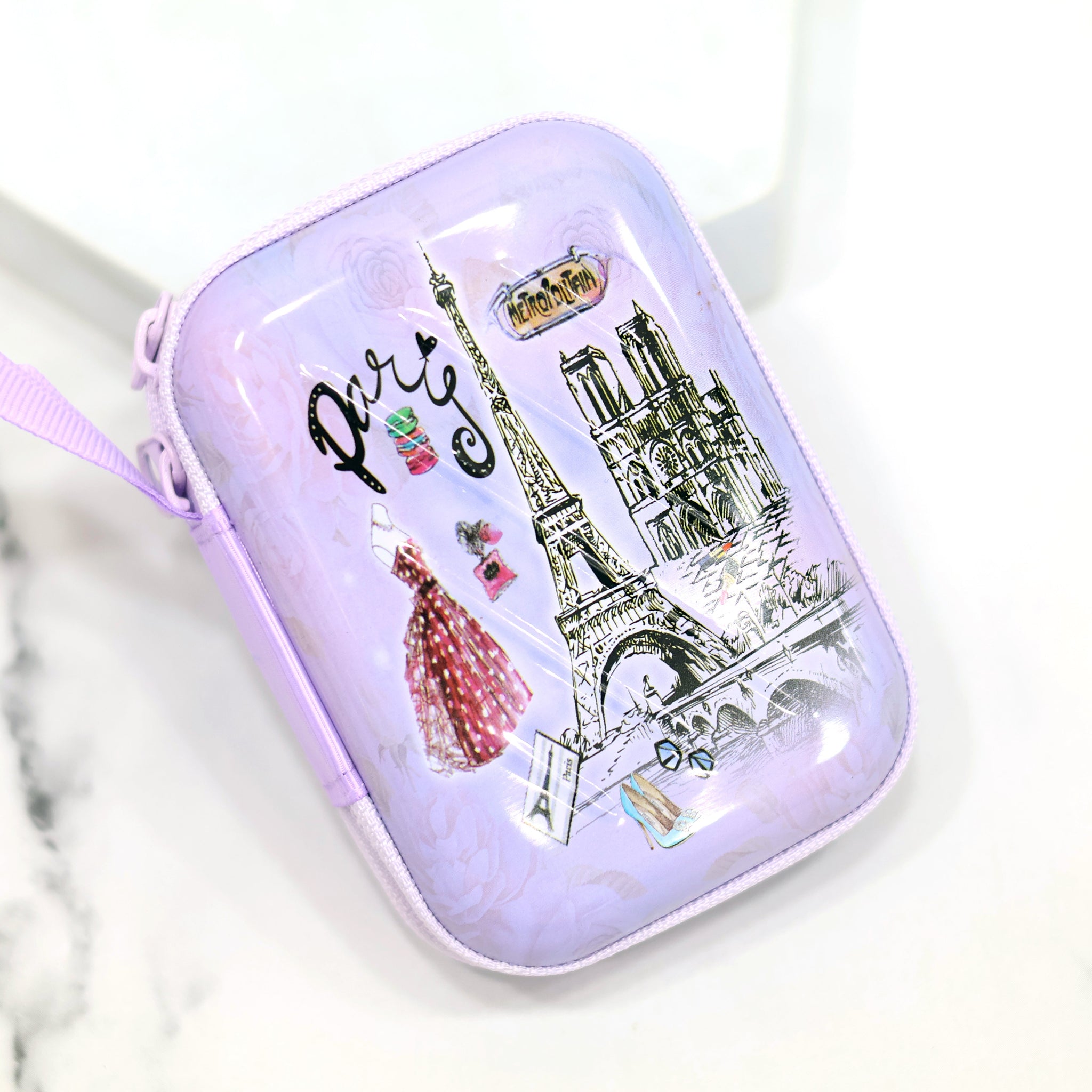Eiffel Tower Metal Multipurpose Coin Pouch