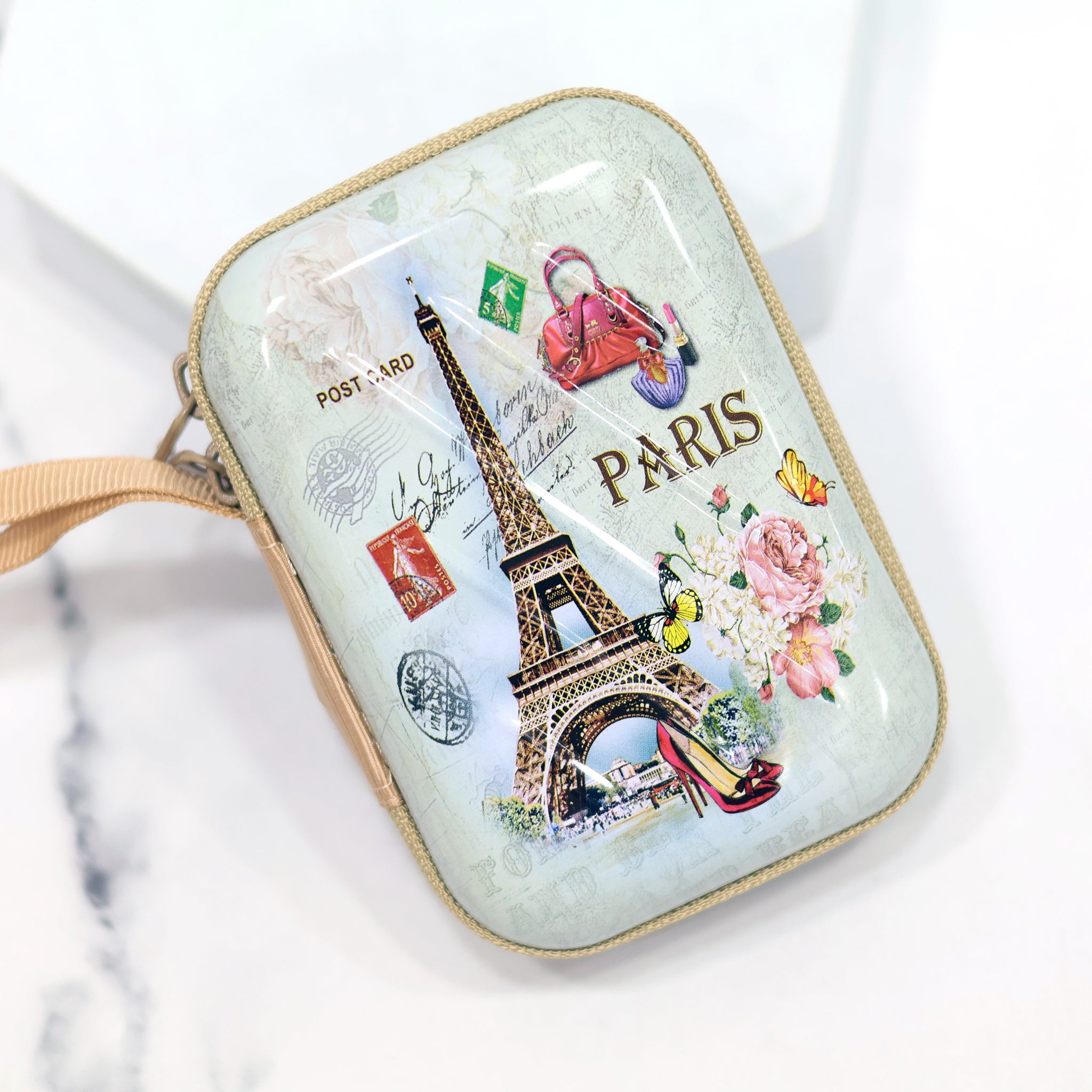 Eiffel Tower Metal Multipurpose Coin Pouch