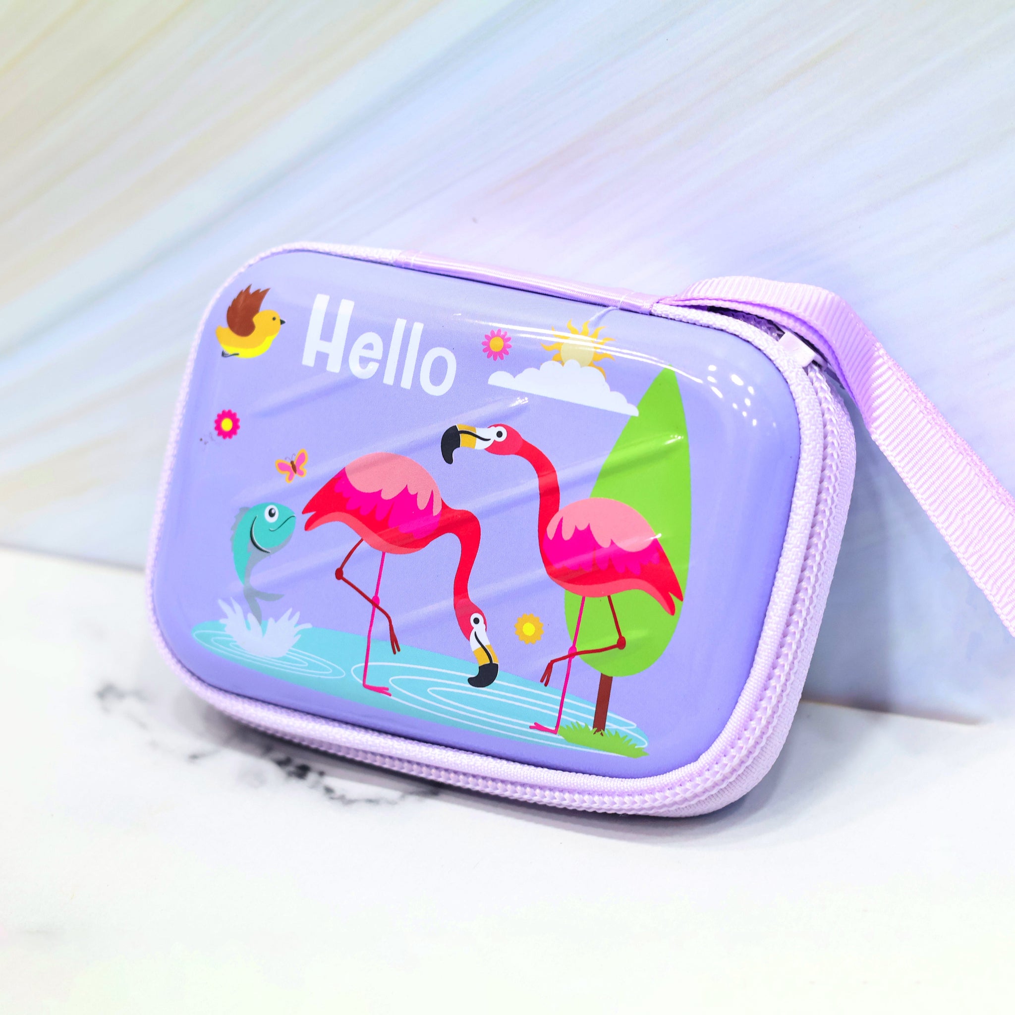 Flamingo Metal Multipurpose Coin Pouch