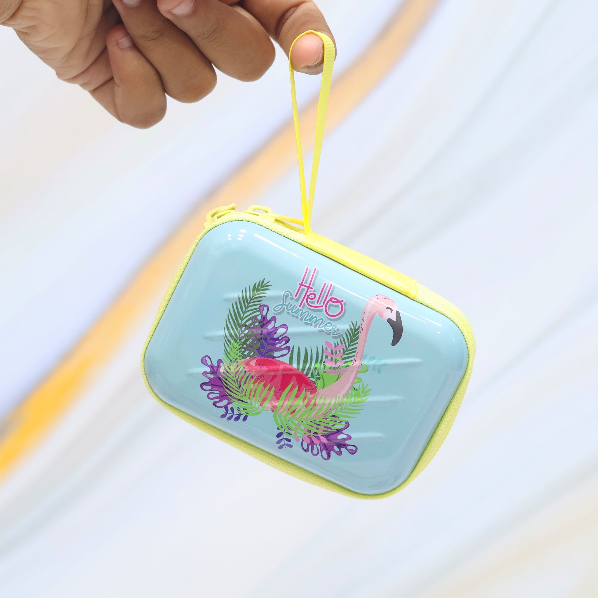 Flamingo Metal Multipurpose Coin Pouch