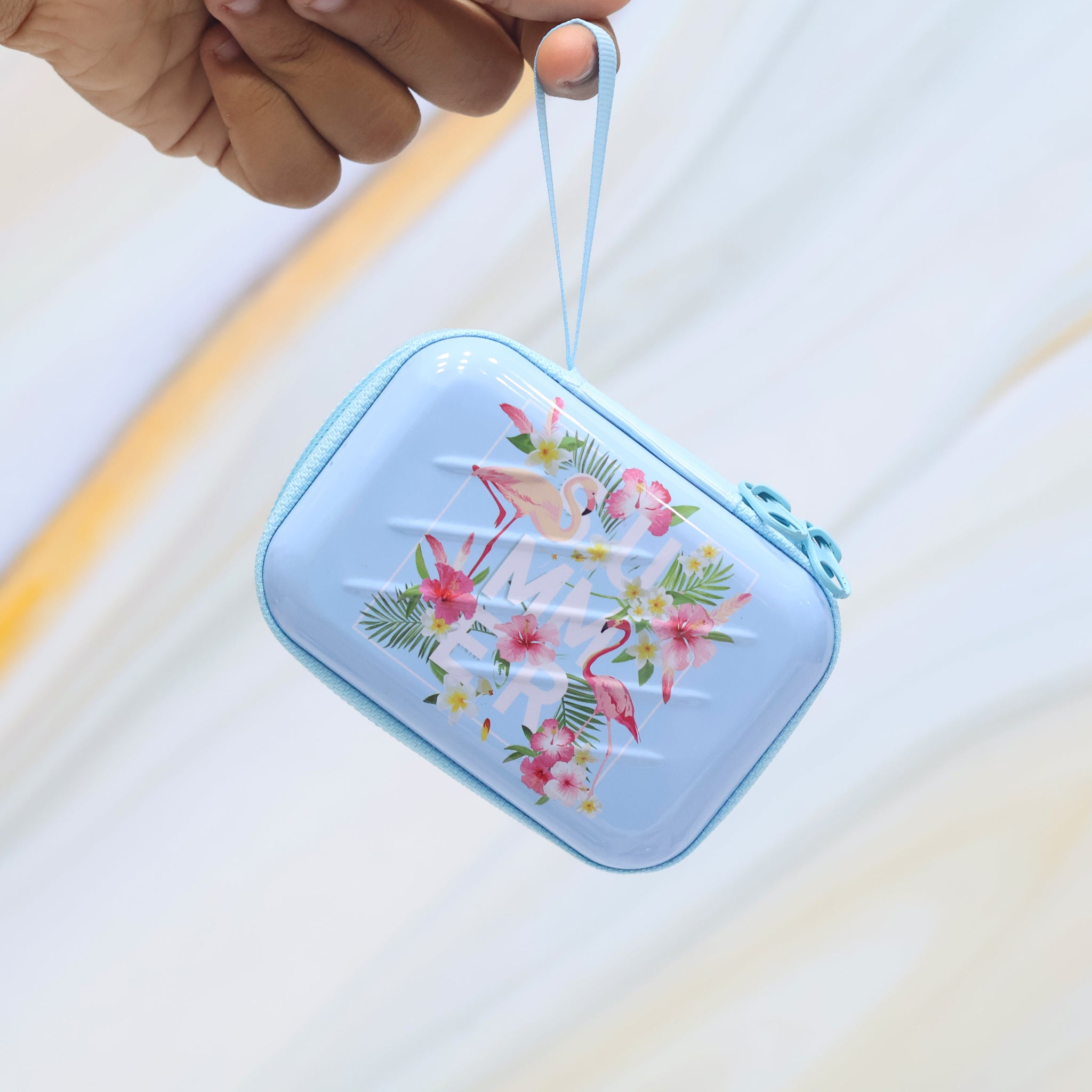 Flamingo Metal Multipurpose Coin Pouch