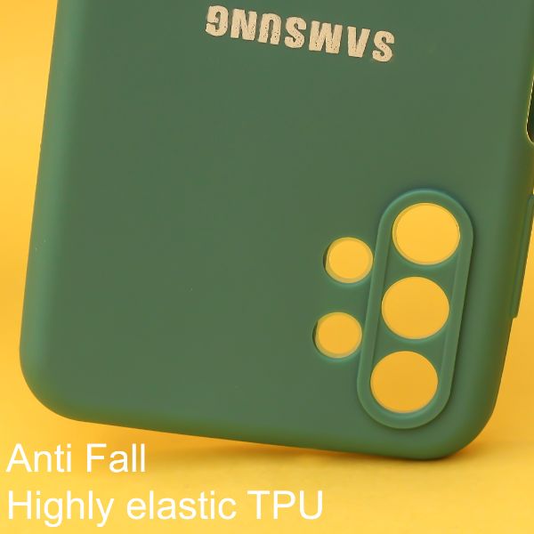 Dark Green Spazy Silicone Case for Samsung A13 4g