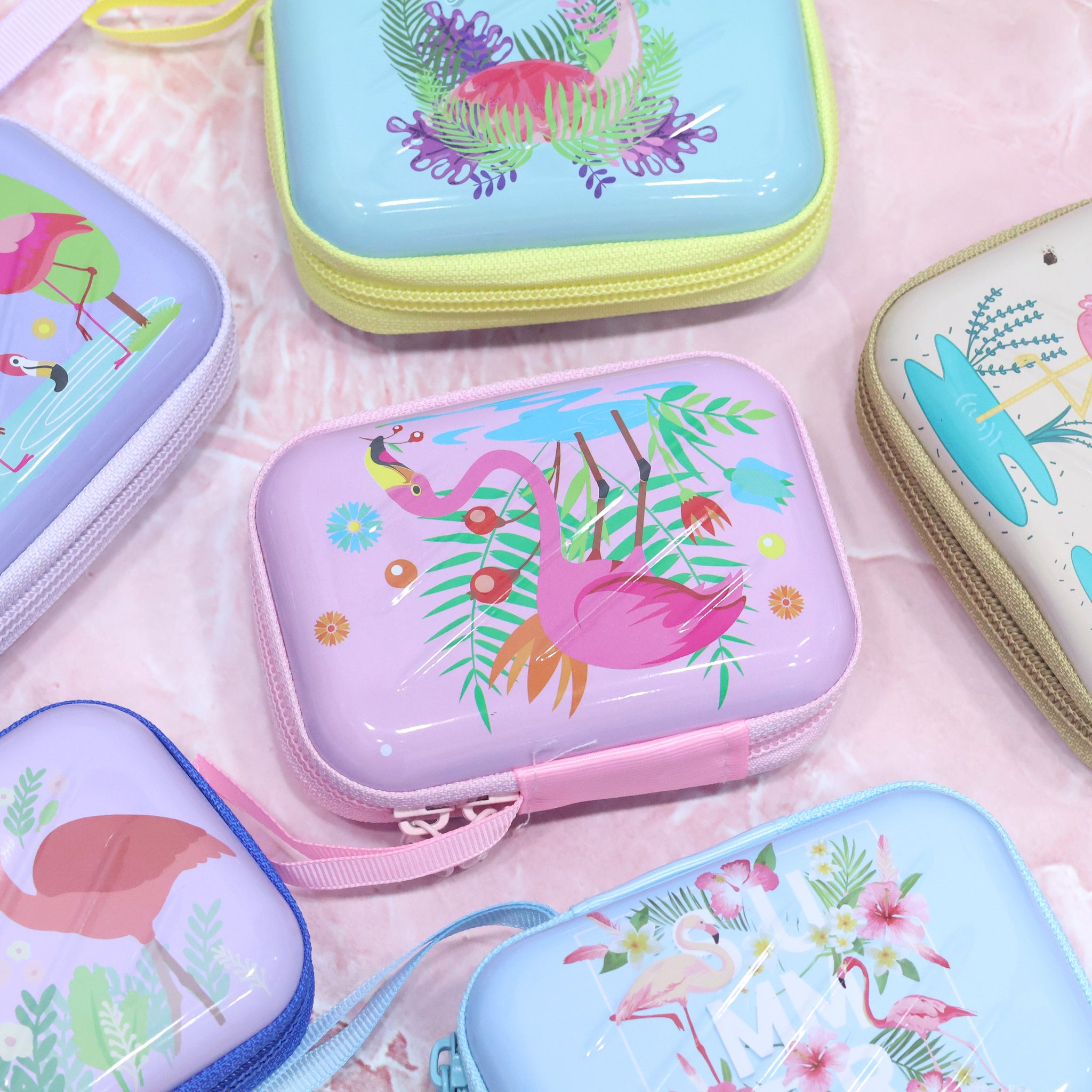 Flamingo Metal Multipurpose Coin Pouch