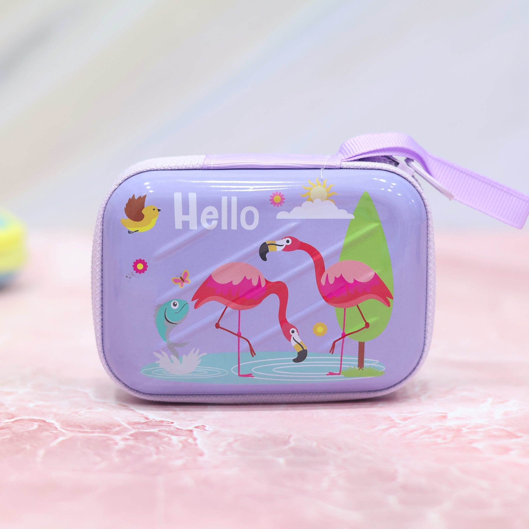 Flamingo Metal Multipurpose Coin Pouch