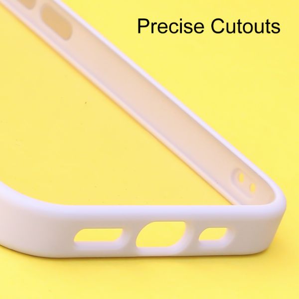 Purple Metal Safe Transparent Case for Apple iphone 11