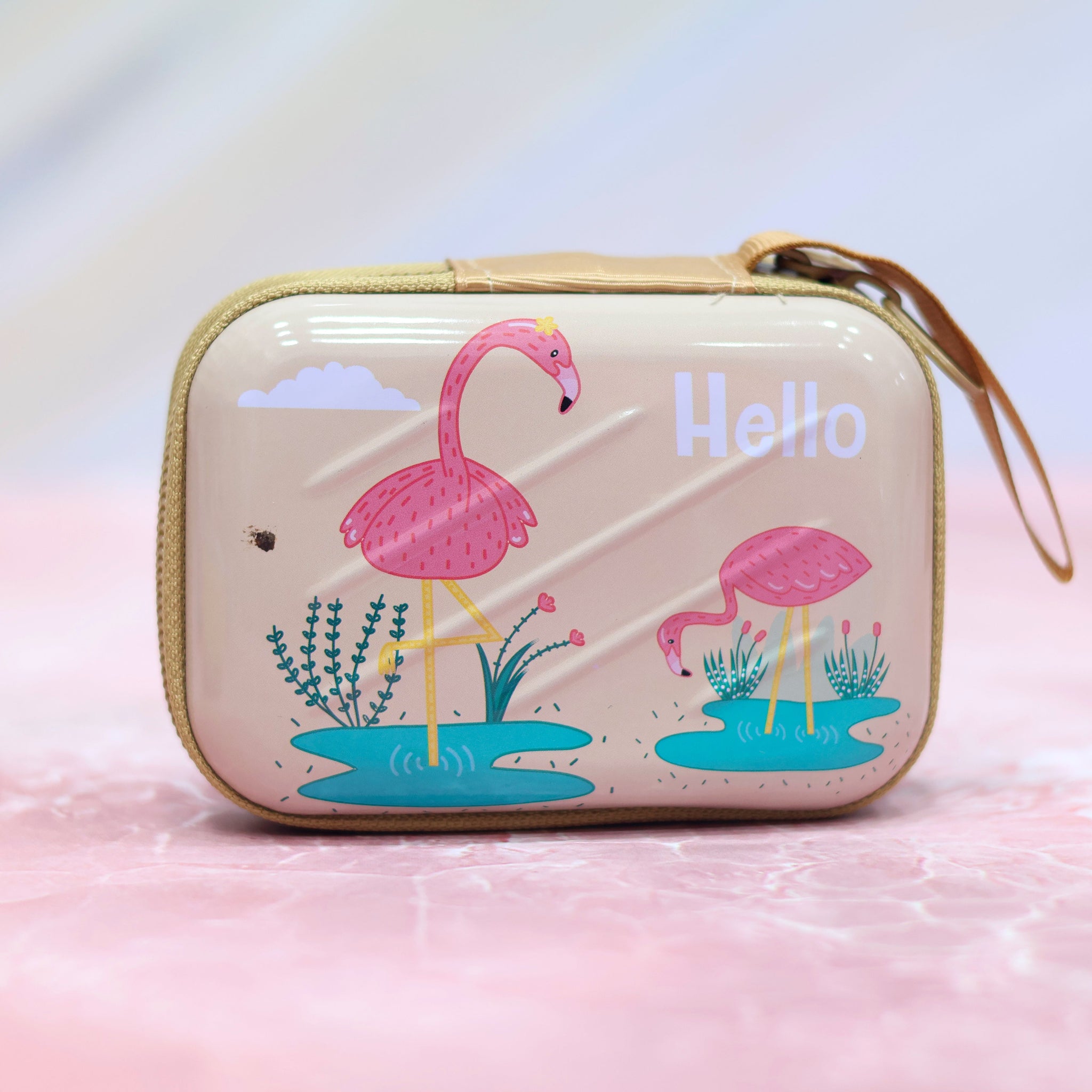 Flamingo Metal Multipurpose Coin Pouch