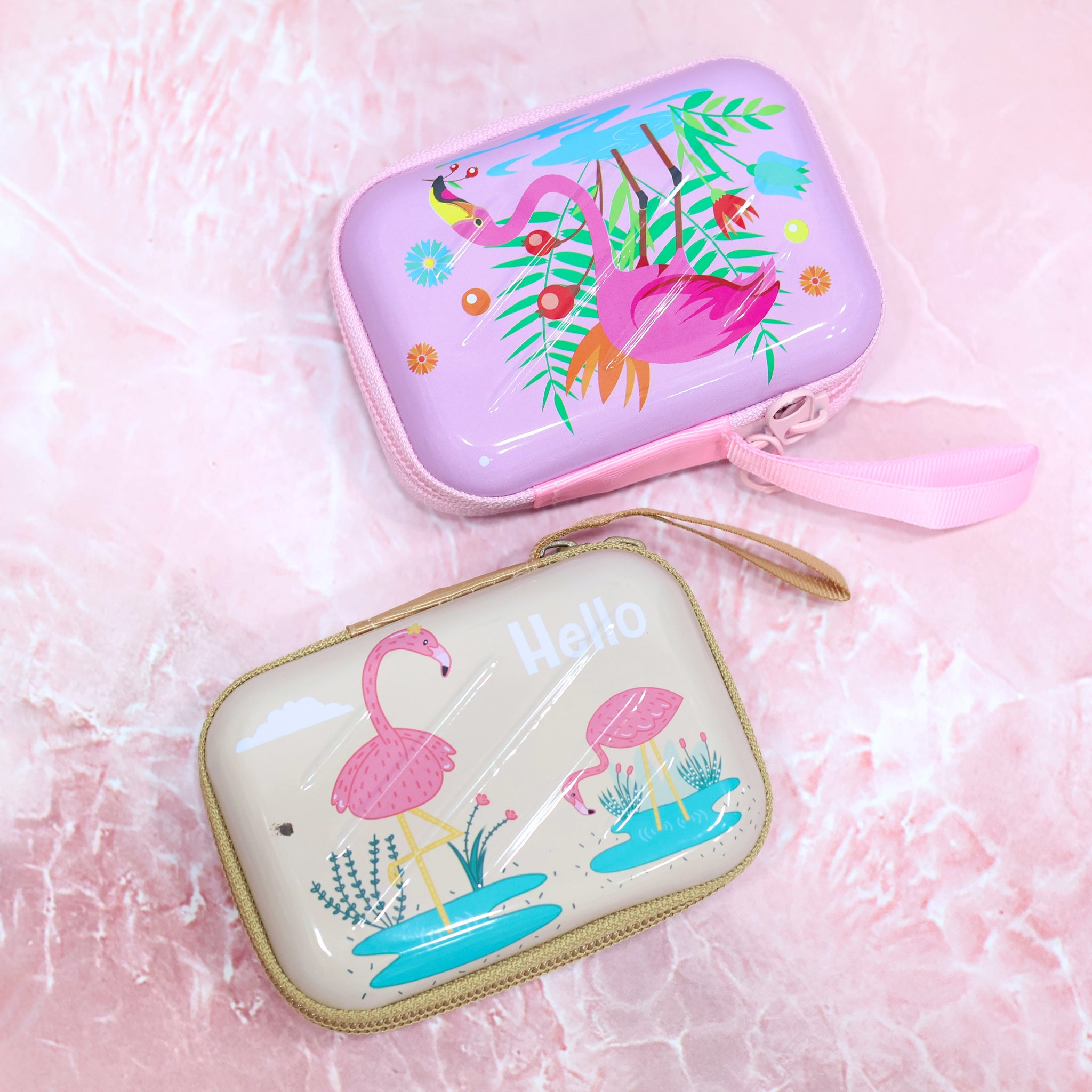 Flamingo Metal Multipurpose Coin Pouch