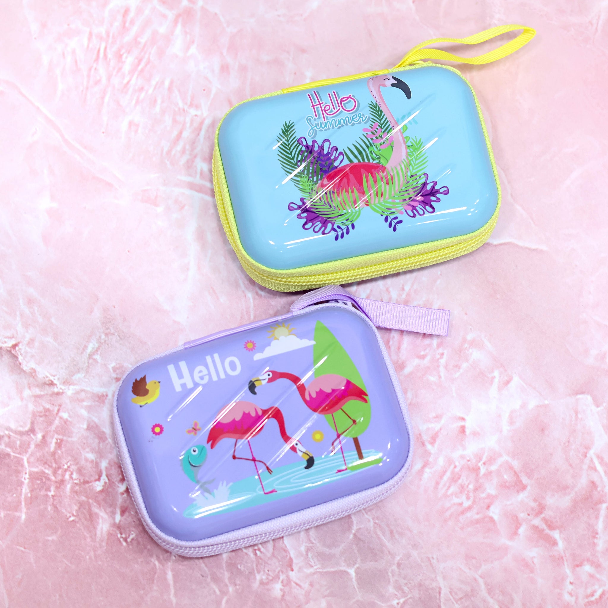 Flamingo Metal Multipurpose Coin Pouch