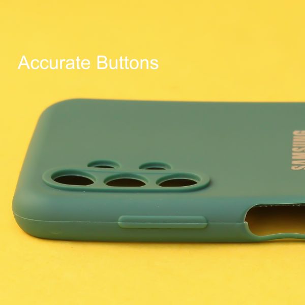 Dark Green Spazy Silicone Case for Samsung A13 4g