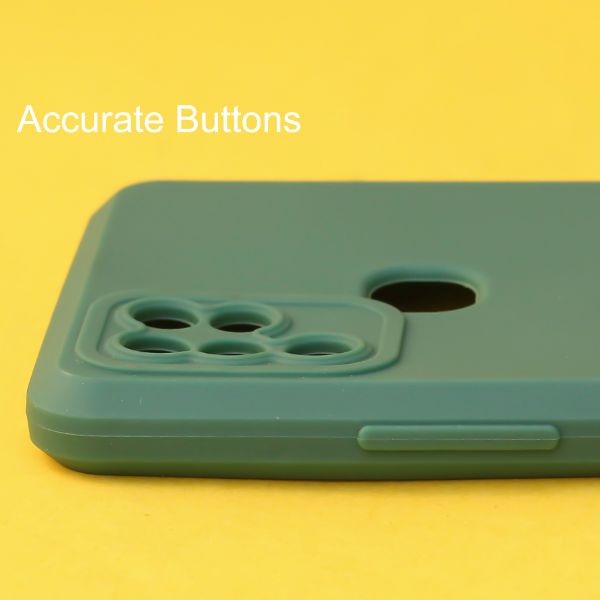 Dark Green Spazy Silicone Case for Infinix Hot 10