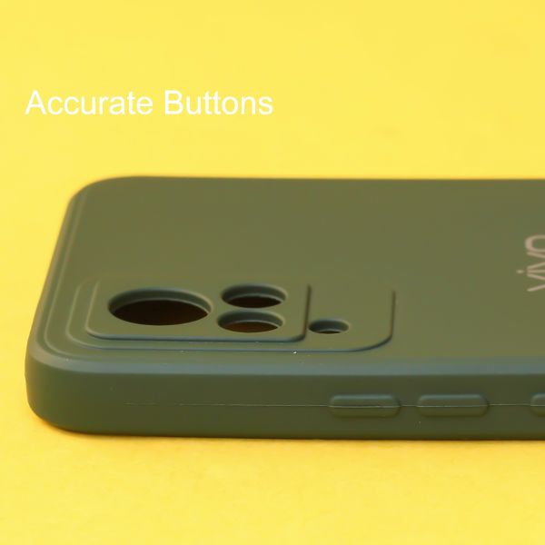 Dark Green Candy Silicone Case for Vivo V21