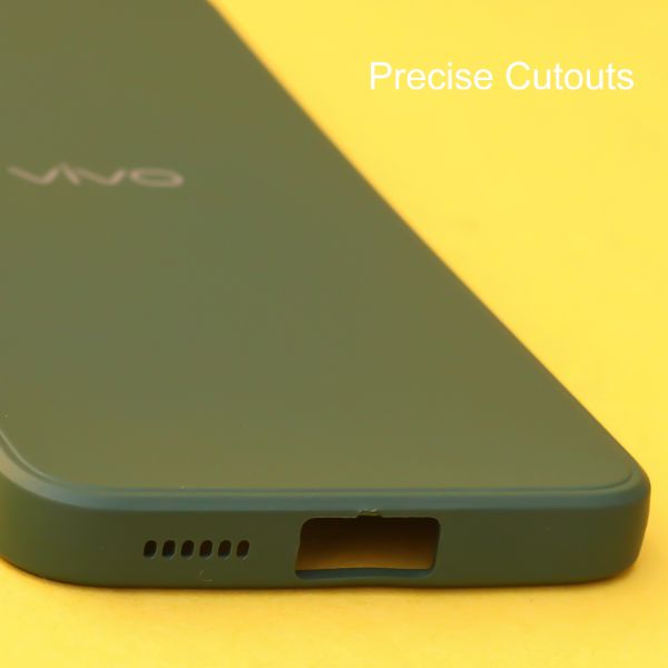 Dark Green Candy Silicone Case for Vivo V21