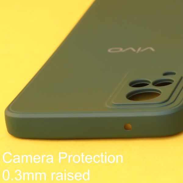 Dark Green Candy Silicone Case for Vivo V21