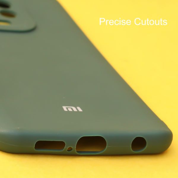 Dark Green Spazy Silicone Case for Redmi Note 9 Pro