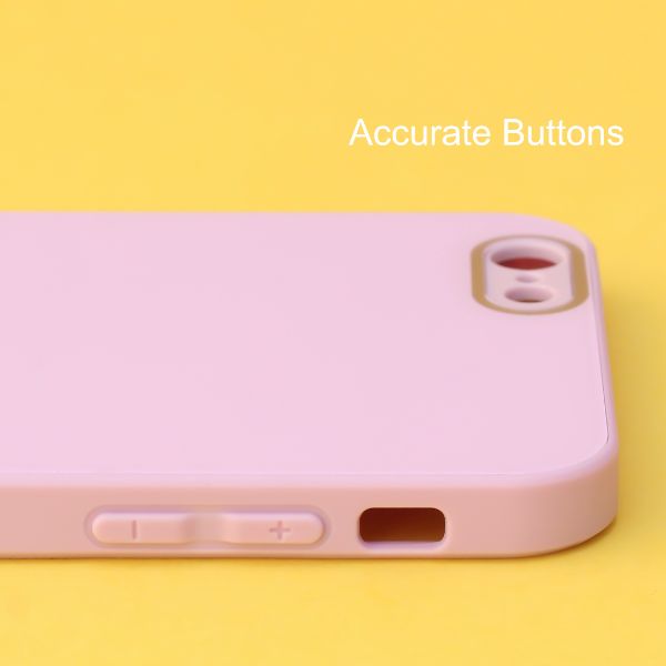 Purple camera Safe mirror case for Apple Iphone 6/6s