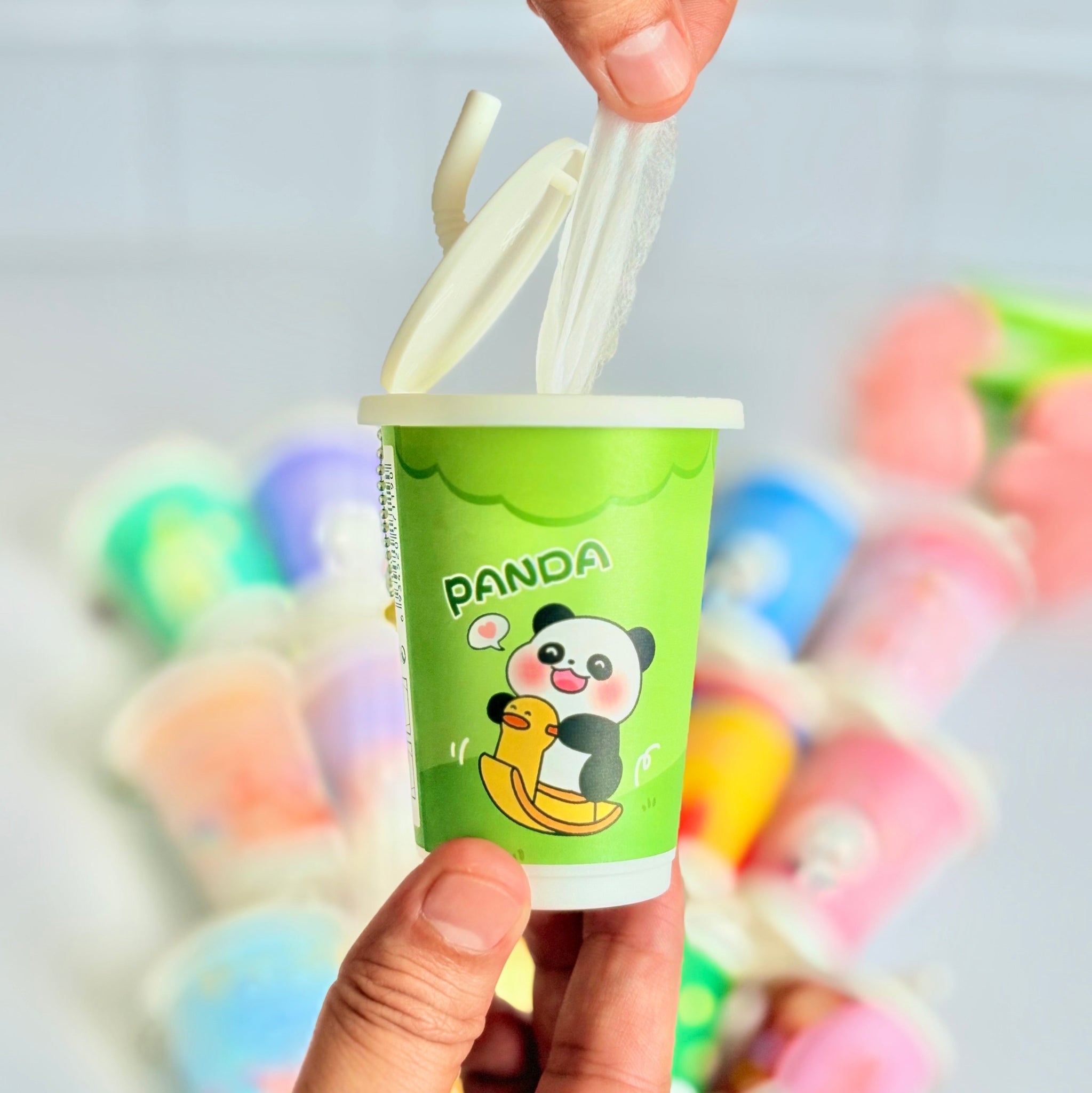 Cute Cartoon Smoothie Cup Shaped Wet Wipes