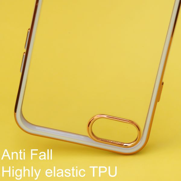 Purple Electroplated Transparent Case for Apple iphone 7