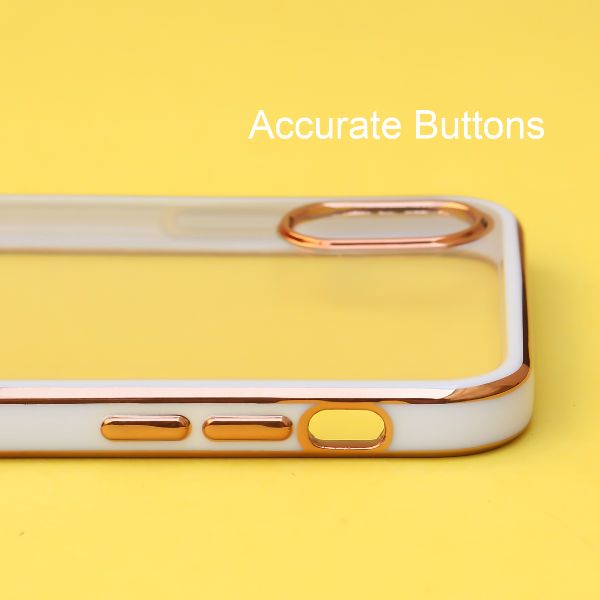 Purple Electroplated Transparent Case for Apple iphone Xs max