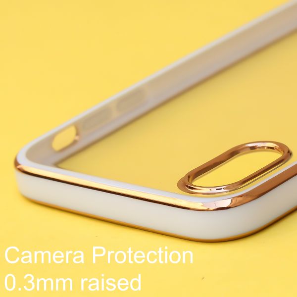 Purple Electroplated Transparent Case for Apple iphone Xs max