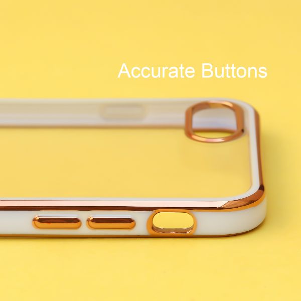 Purple Electroplated Transparent Case for Apple iphone 6/6s