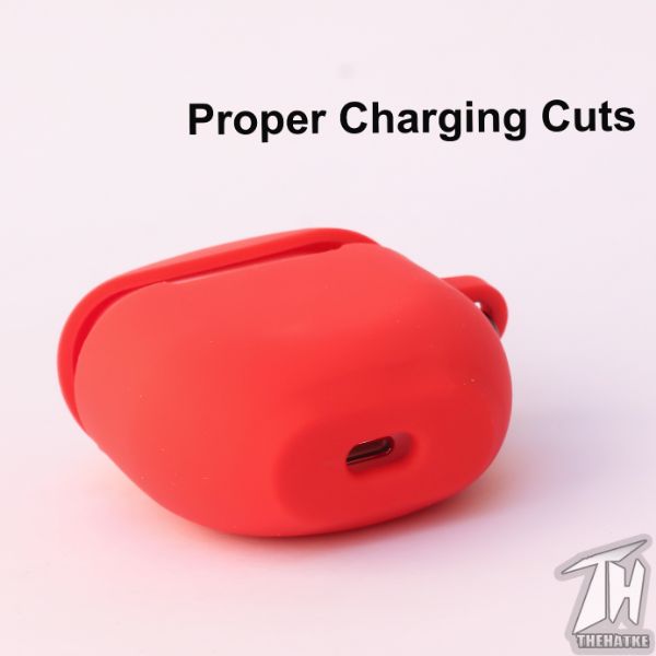 Red Silicone buds case for Oneplus Buds