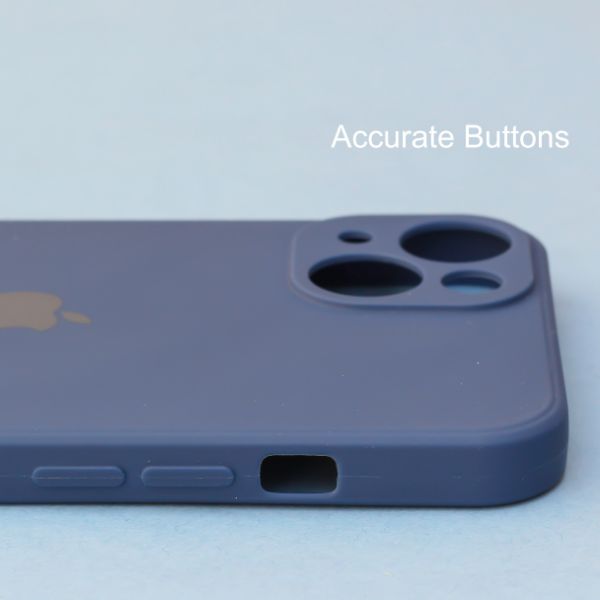 Dark Blue Candy Silicone Case for Apple Iphone 13