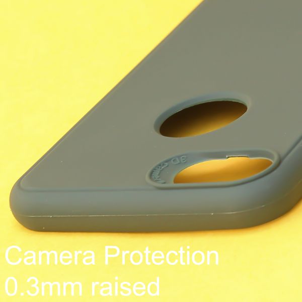 Dark Green Candy Logo Cut Silicone Case for Apple Iphone 7