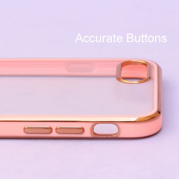 Rose Gold Electroplated Transparent Case for Apple iphone 6/6s
