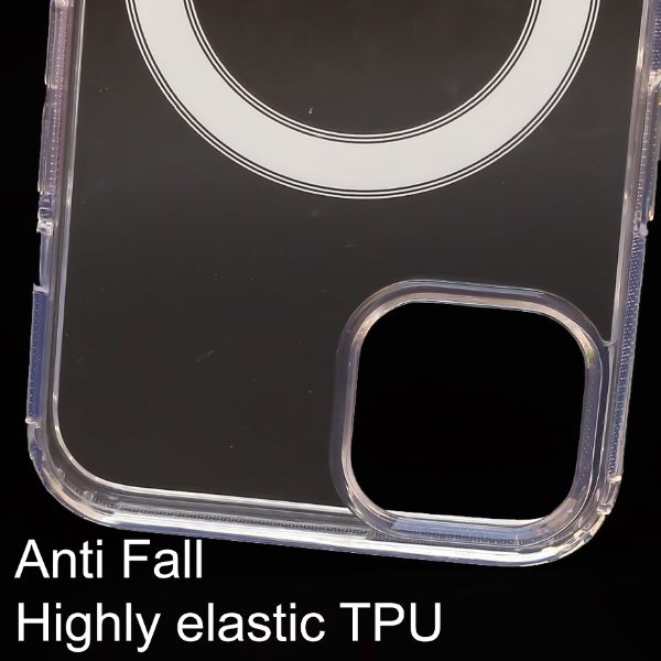 MagSafe Clear Transparent Silicone case for Apple iphone 14 Pro