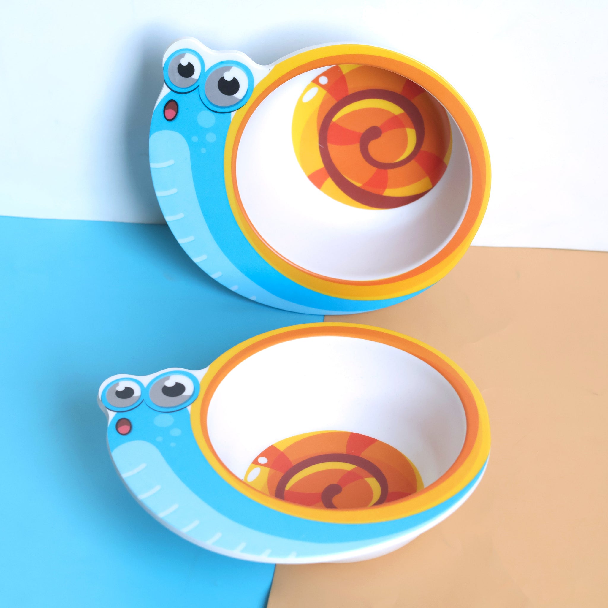 Snail Bamboo Fiber Bowl - Sustainable & Stylish!