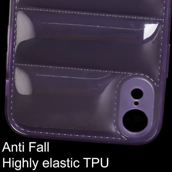 Purple Puffon silicone case for Apple iPhone Xr