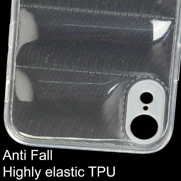 Transparent Puffon silicone case for Apple iPhone Xr
