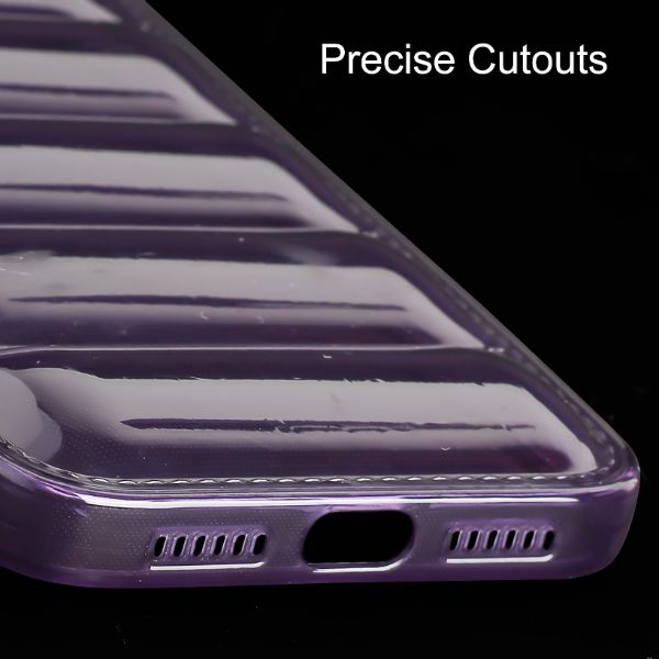 Purple Puffon silicone case for Apple iPhone Xr