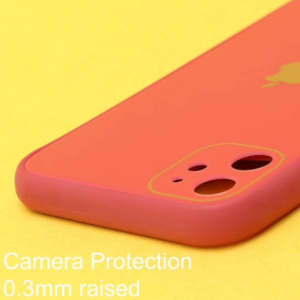 Red camera Safe mirror case for Apple Iphone 12 Mini