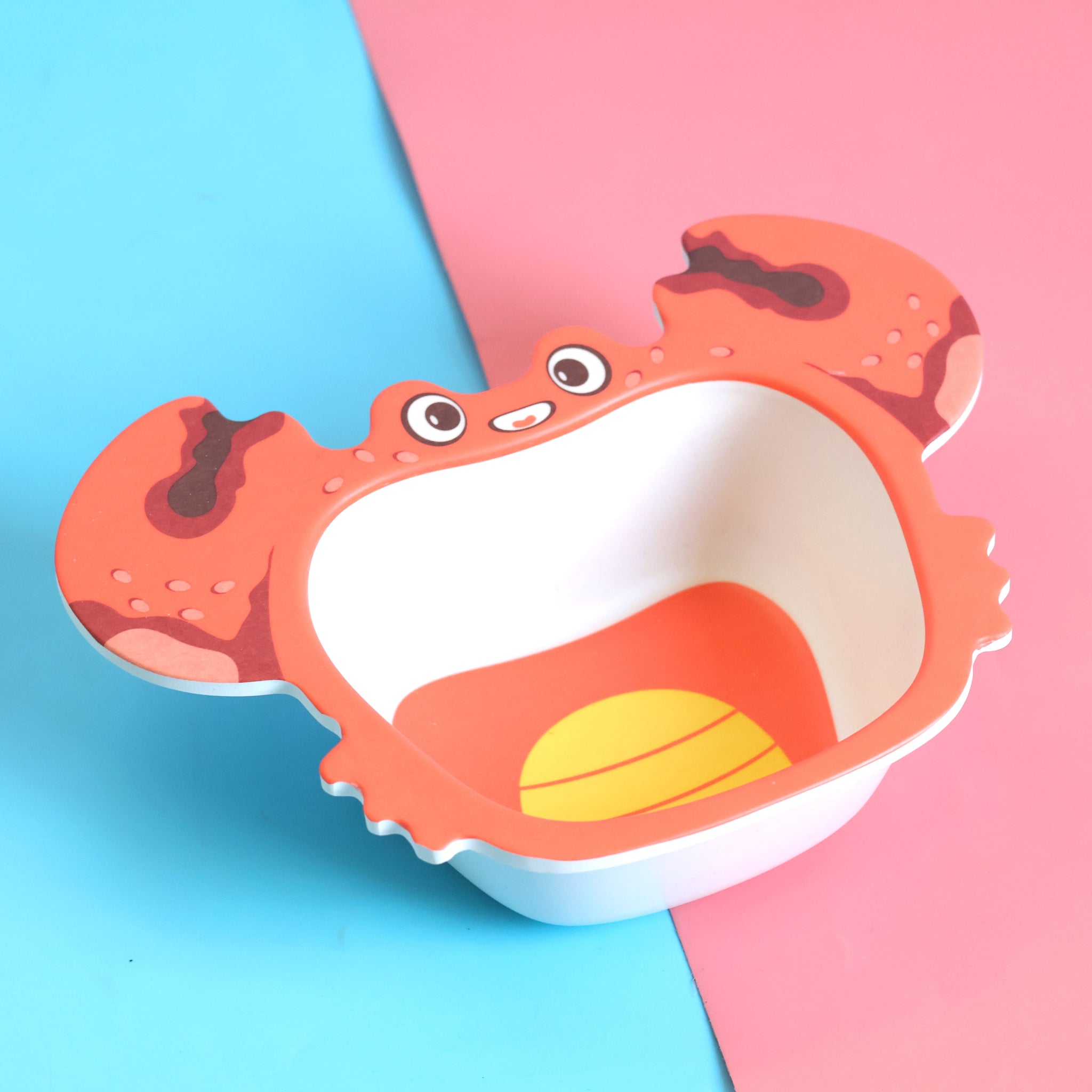 Crab Bamboo Fiber Bowl – Make Mealtime Fun