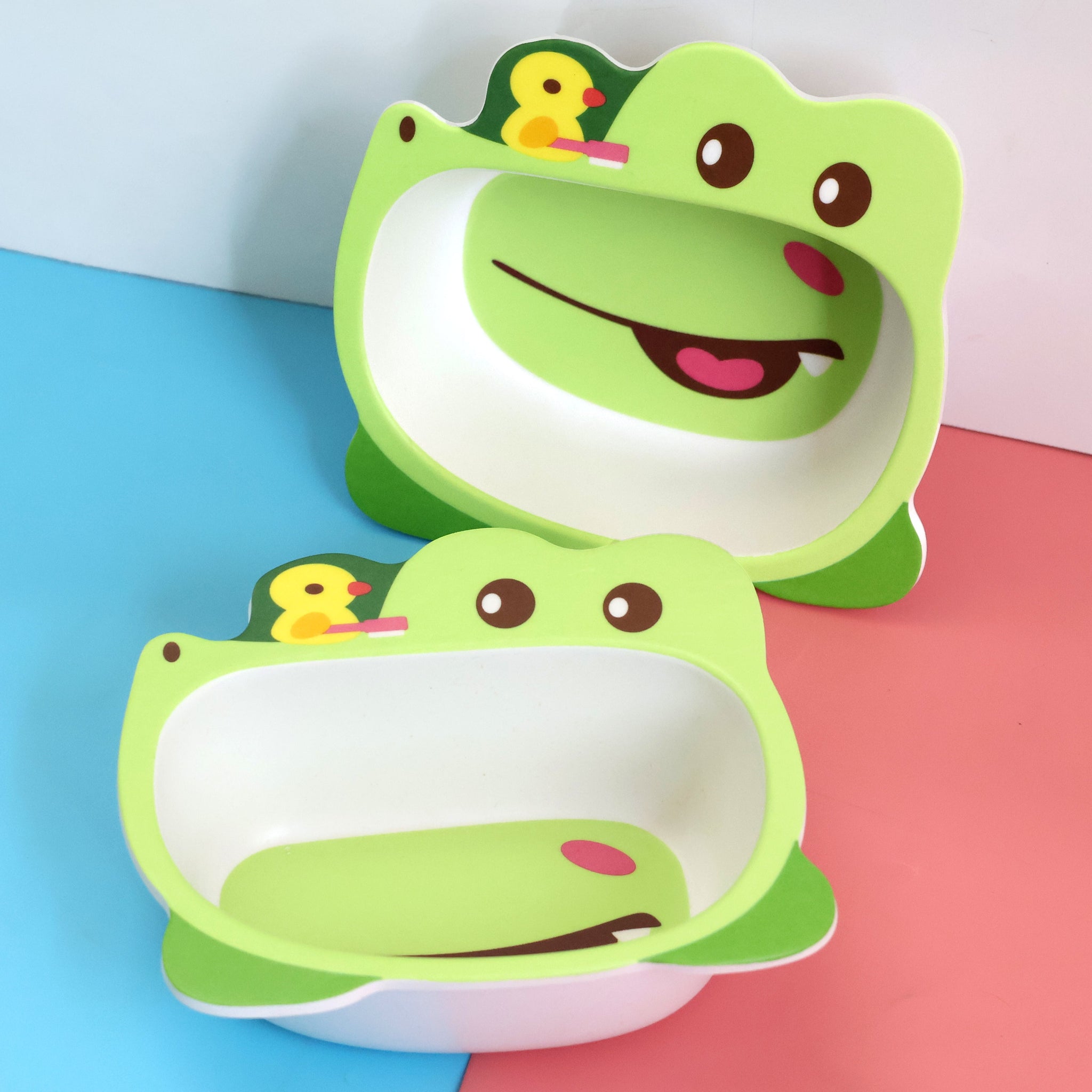 Mealtime Magic Frog Bamboo Fiber Bowl!