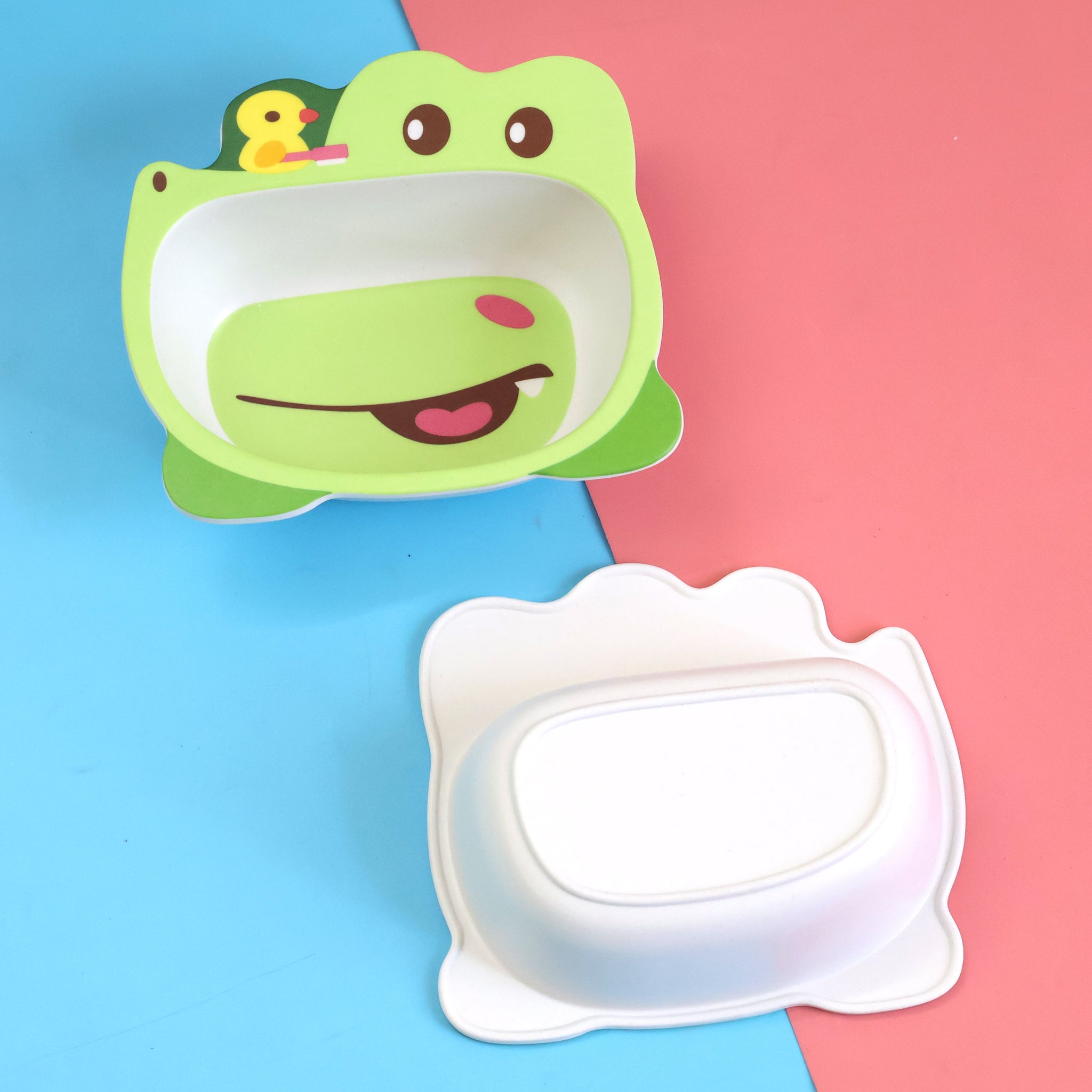 Mealtime Magic Frog Bamboo Fiber Bowl!