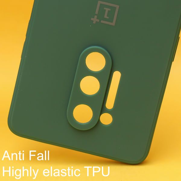 Dark Green Candy Silicone Case for Oneplus 8 Pro