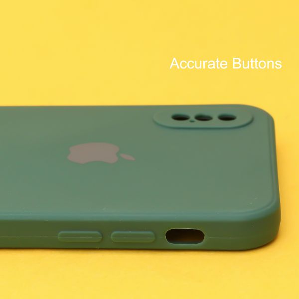 Dark Green Candy Silicone Case for Apple Iphone X/Xs