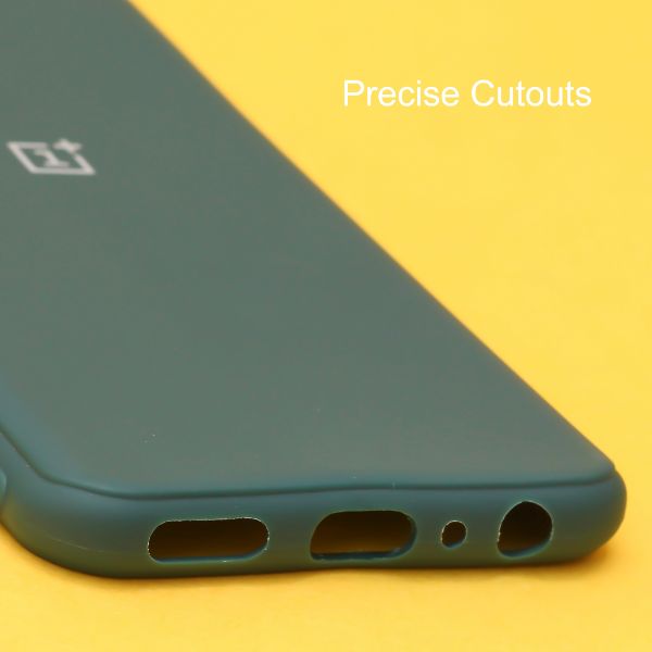 Dark Green Candy Silicone Case for Oneplus Nord CE 2