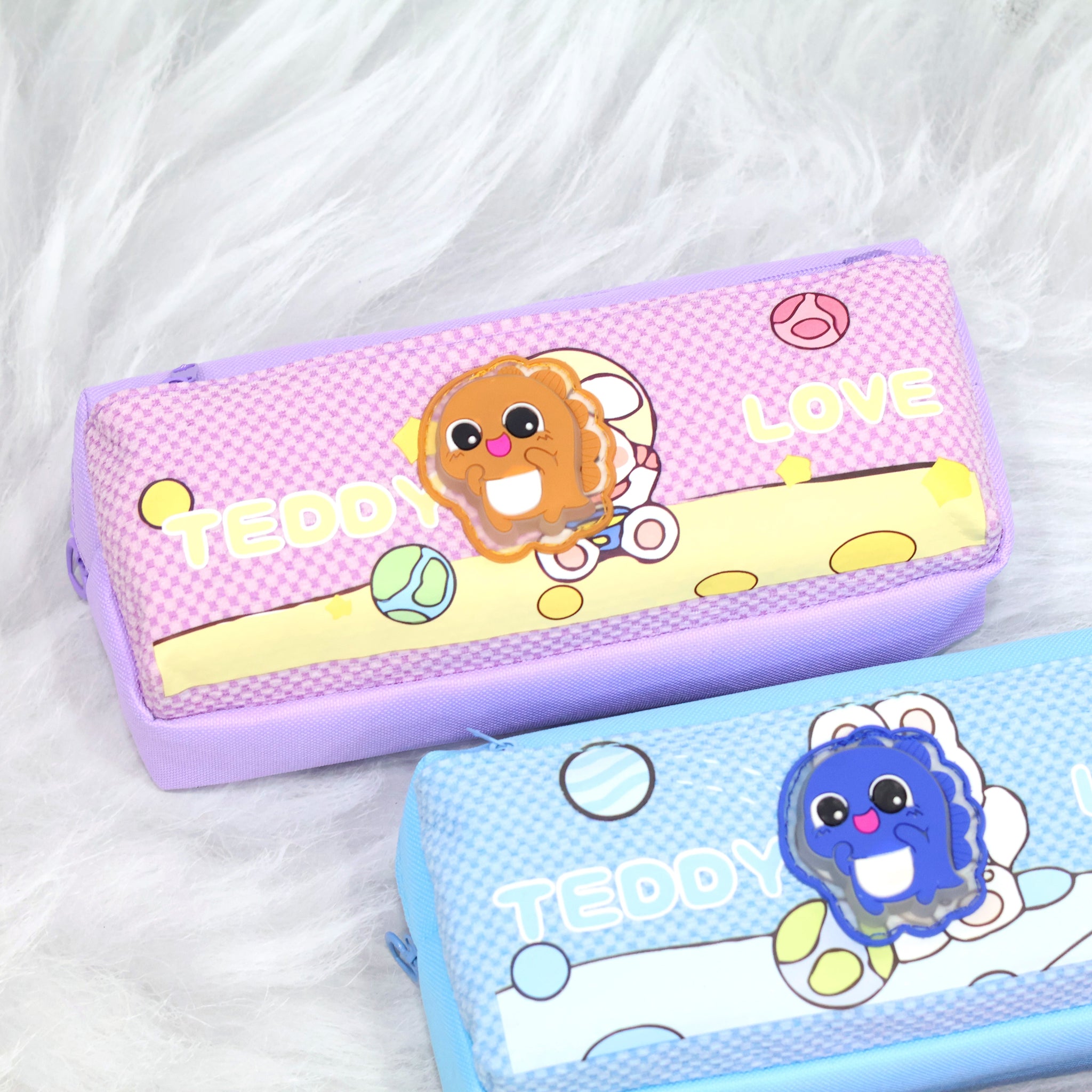 Cute Dino Theme Pencil Pouch